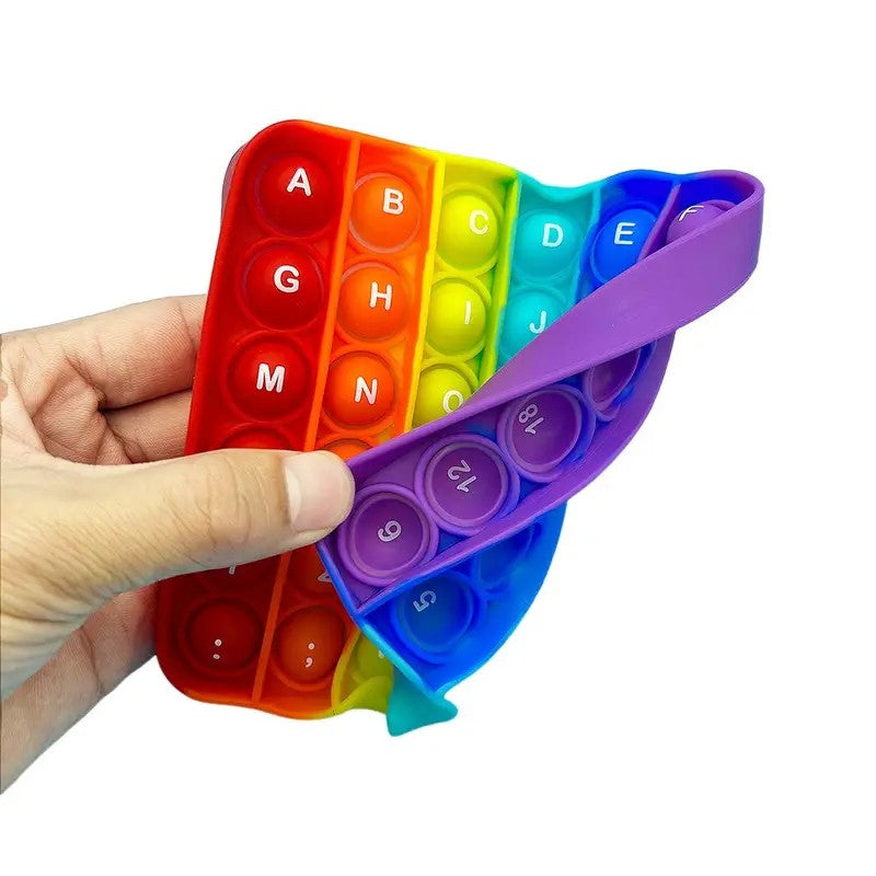 Pop It Educativo Abecedario, Números y figuras geometricas