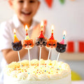 Velas de Cumpleaños con Diseño de Gatitos (Set de 5)
