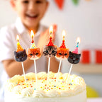 Velas de Cumpleaños con Diseño de Gatitos (Set de 5)