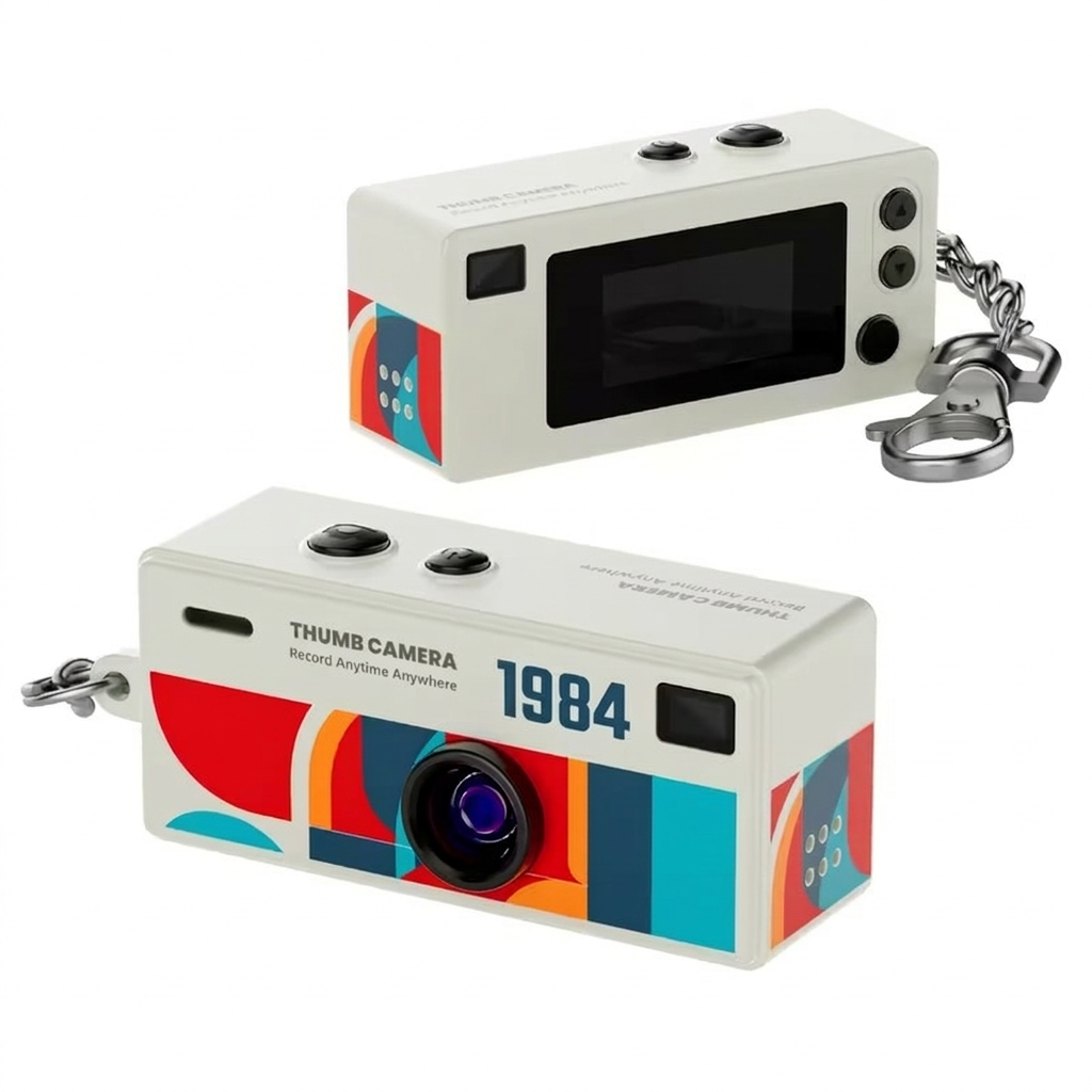 Mini Cámara HD 1080P Tipo Llavero + Tarjeta Micro SD | Cámara Portátil Ultraligera