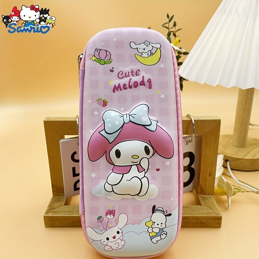 Kit Escolar Cartuchera My Melody + 3 Lapiceros + Corrector Líquido