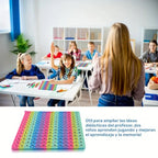 Kit Pop It Educativo – Abecedario + Tabla de Multiplicar