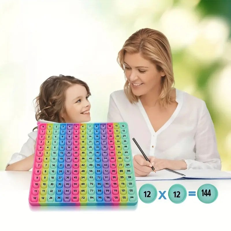 Kit Pop It Educativo – Abecedario + Tabla de Multiplicar